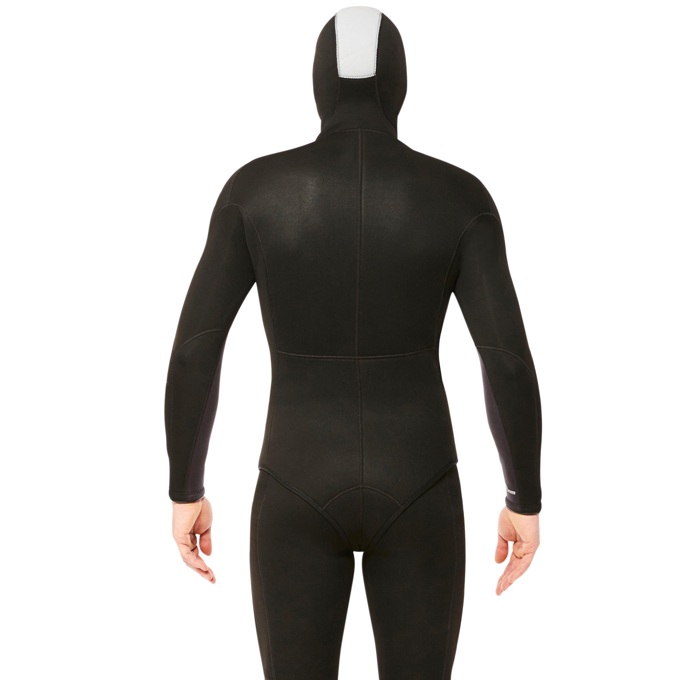 Duikvest voor harpoenduiken heren neopreen 5 mm SPF 500 donkergrijs 5/12