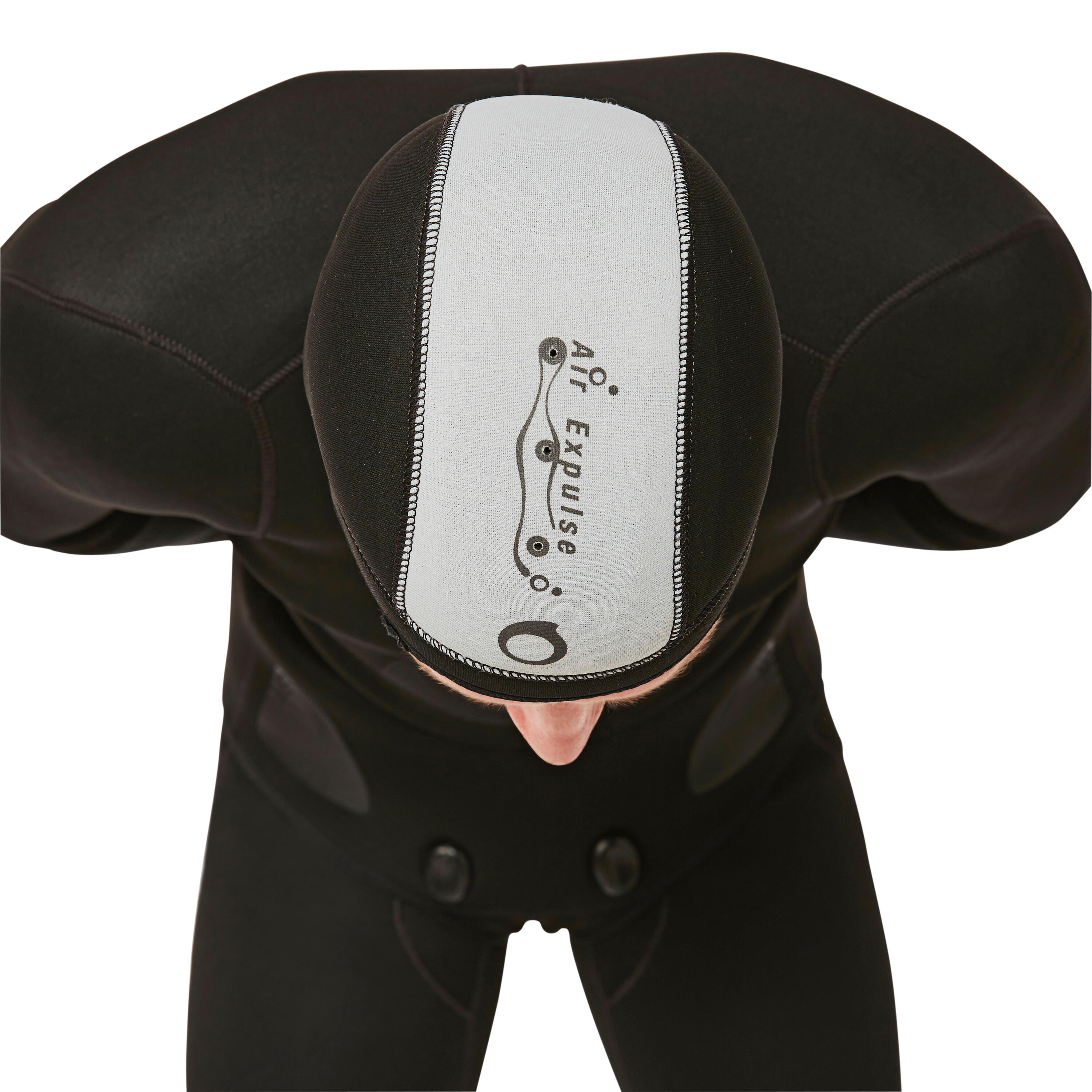 Duikvest voor harpoenduiken heren neopreen 5 mm SPF 500 donkergrijs 11/12