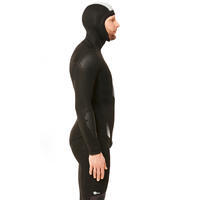 Plush neoprene spearfishing wetsuit jacket SPF100 5 mm for warm water