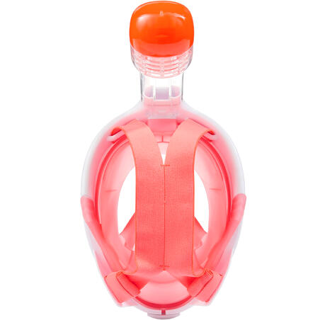 Комплект для снорклінгу Easybreath з ластами - Рожевий