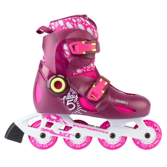 Inline Skates Inliner Play 5 Kinder Oxelo DECATHLON