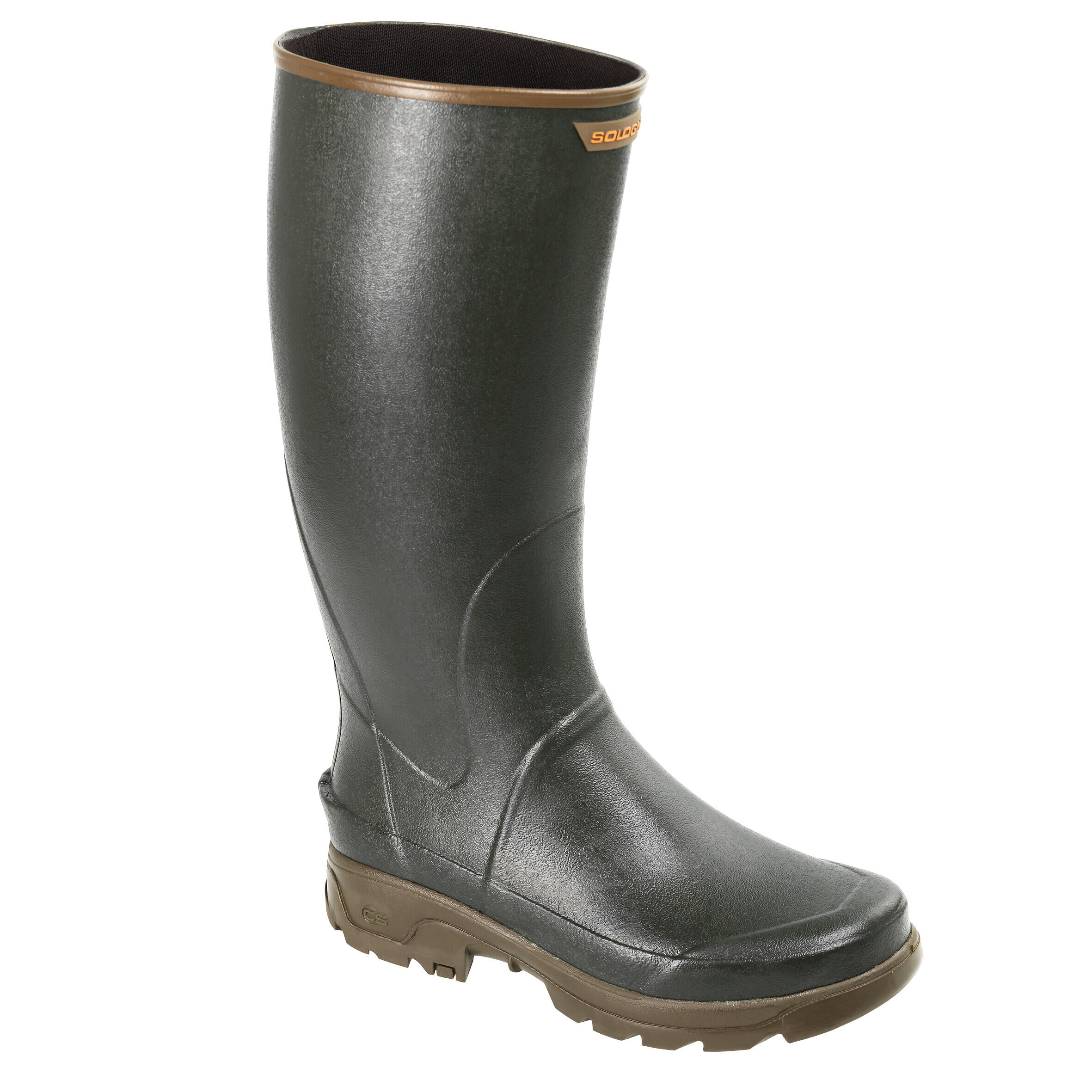 SOLOGNAC Reinforced Wellies - Green