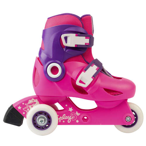Pattini In Linea Bambino Play 3 Azzurro Regolabile 26 36 Oxelo