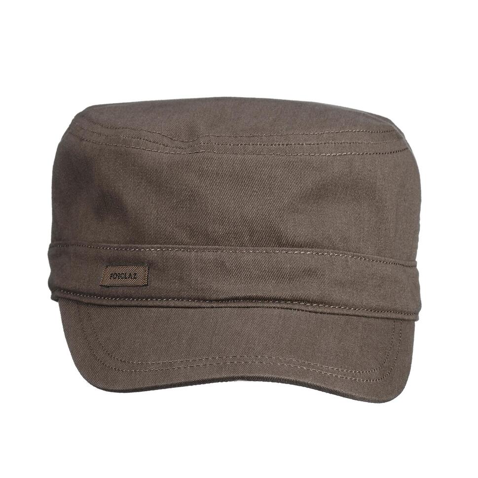 Travel Cap Brown FORCLAZ Decathlon