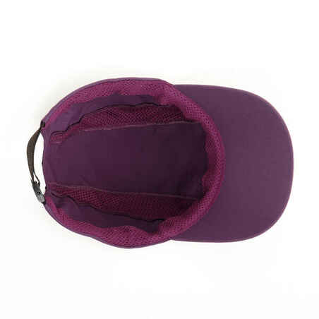 Ventilated Mountain Trekking Cap - TREK 500 - Purple