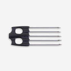 Trident 5 pointes inox pour flèche à vis pêche sous-marine