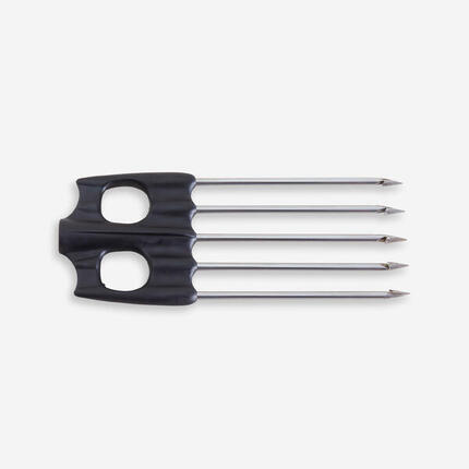 Trident 5 pointes inox pour flèche à vis pêche sous-marine