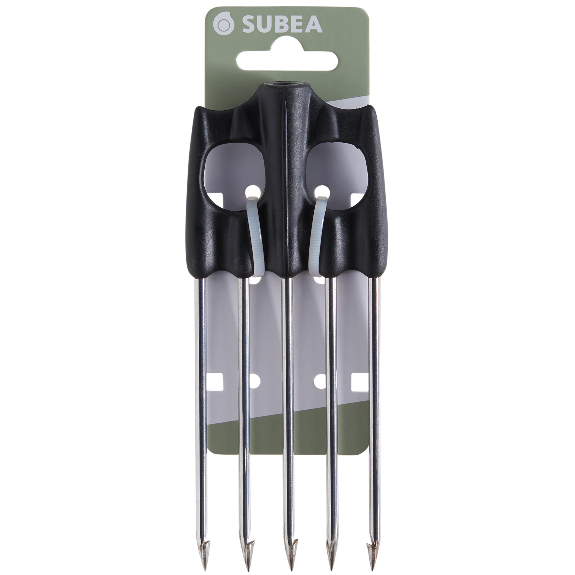 Гарпун с 5 зубьями из нерж. стали резьбовая насадка на стрелу для подвод. охоты SUBEA