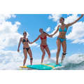 BADDRÄKT SURF NYBÖRJARE DAM Vattensport och Strandsport - Bikiniunderdel SOFY Dam röd OLAIAN - Badkläder och Strandtillbehör för Surf