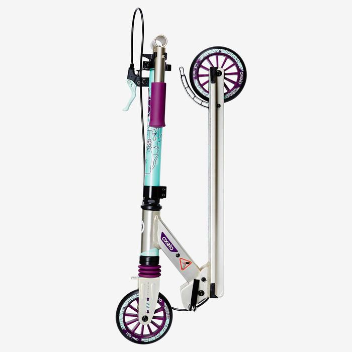 oxelo trottinette enfant mid5 avec frein au guidon et oxelo trottinette enfant mid5 avec frein au guidon et