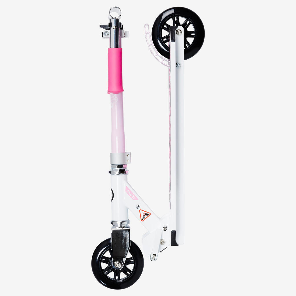 Scooter Roller Kinder Mid 1 weiss/rosa