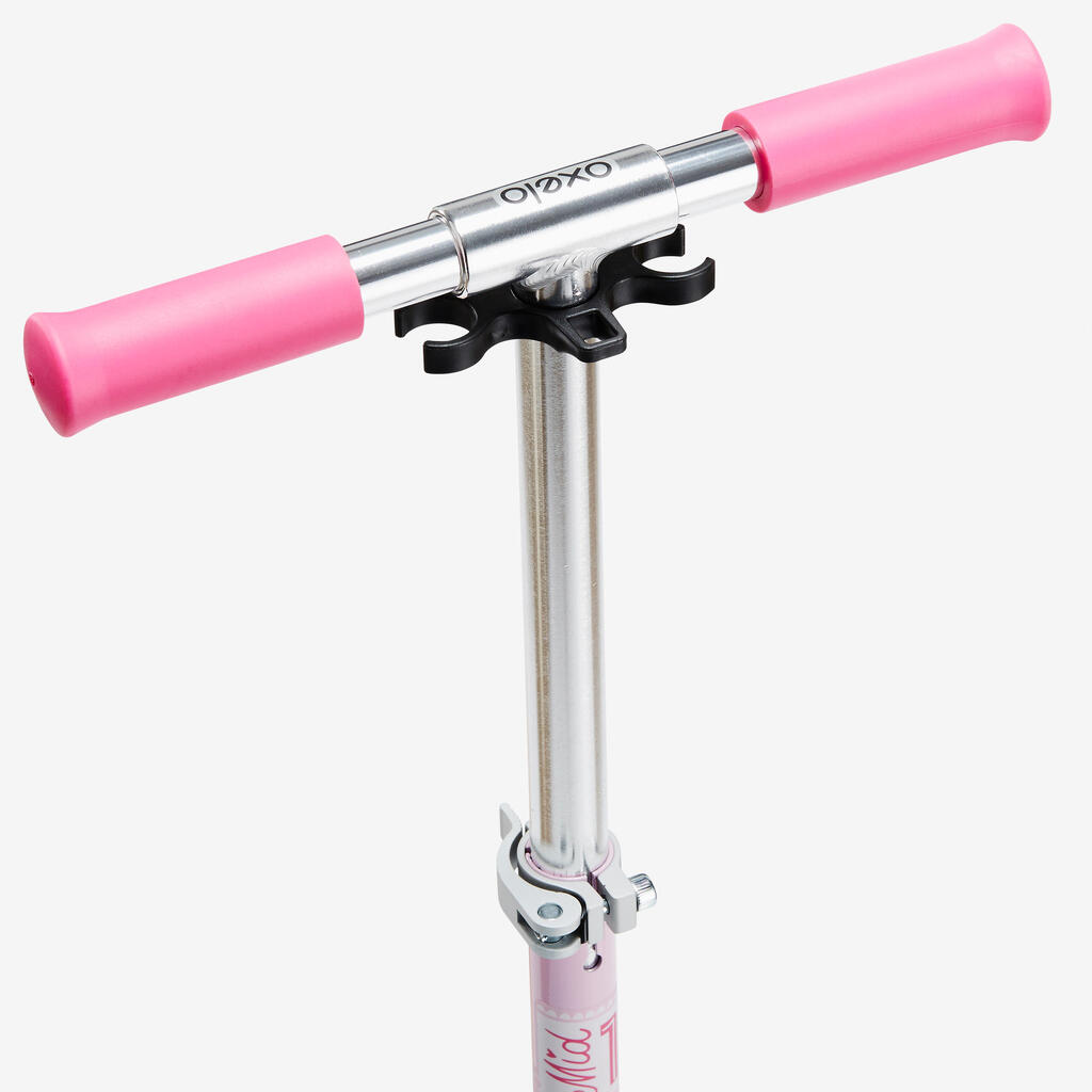 Scooter Roller Kinder Mid 1 weiss/rosa