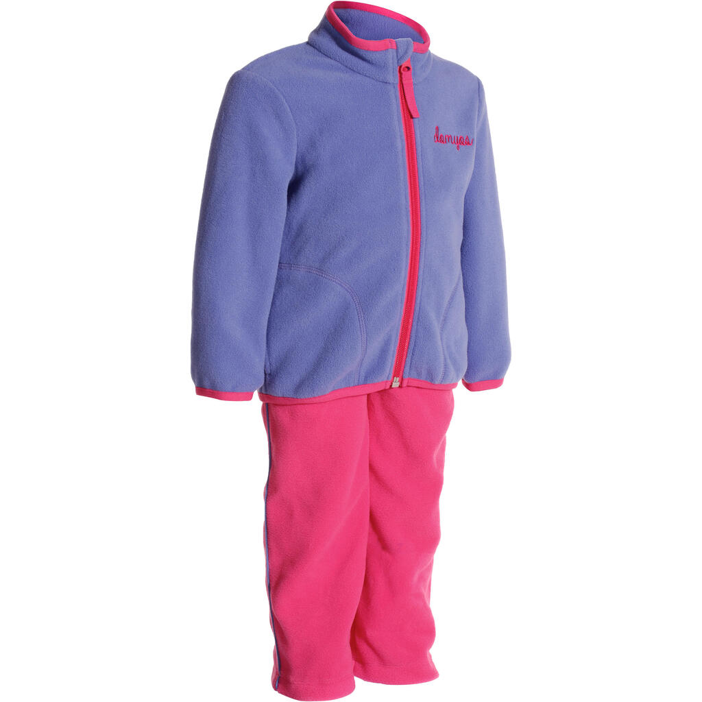 Baby gym fleece sweatshirt - purple
