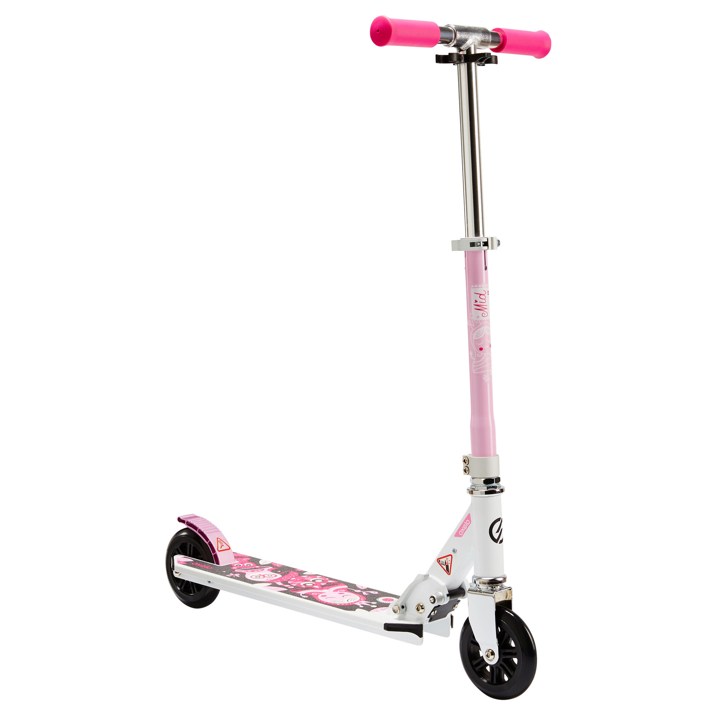 OXELO PRODUCTO OCASIÓN: Patinete Scooter Oxelo MID 1 Niños Rosa Blanco Negro