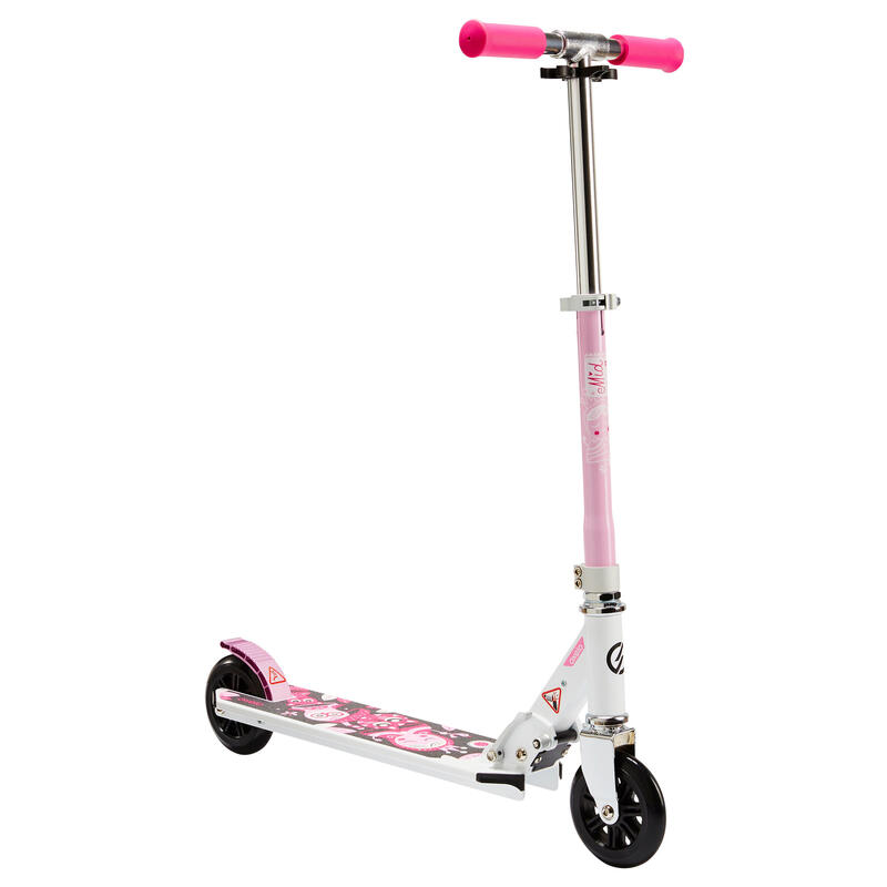 PRODUCTO OCASIÓN: Patinete Scooter Oxelo MID 1 Niños Rosa Blanco Negro