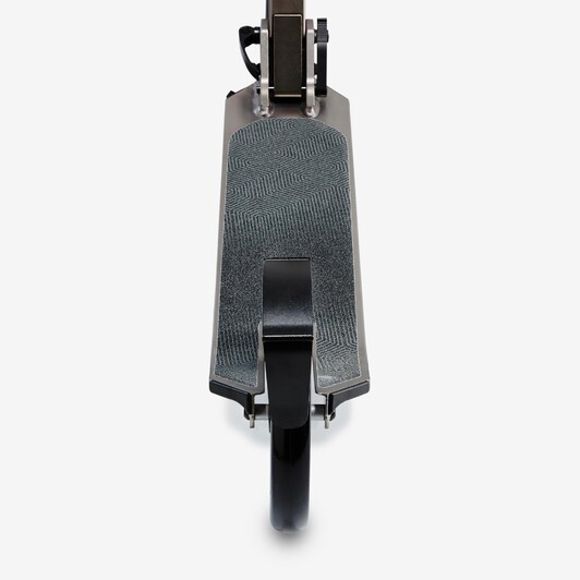 Самокат с ручным тормозом детский черно-серый MID 9 Oxelo
