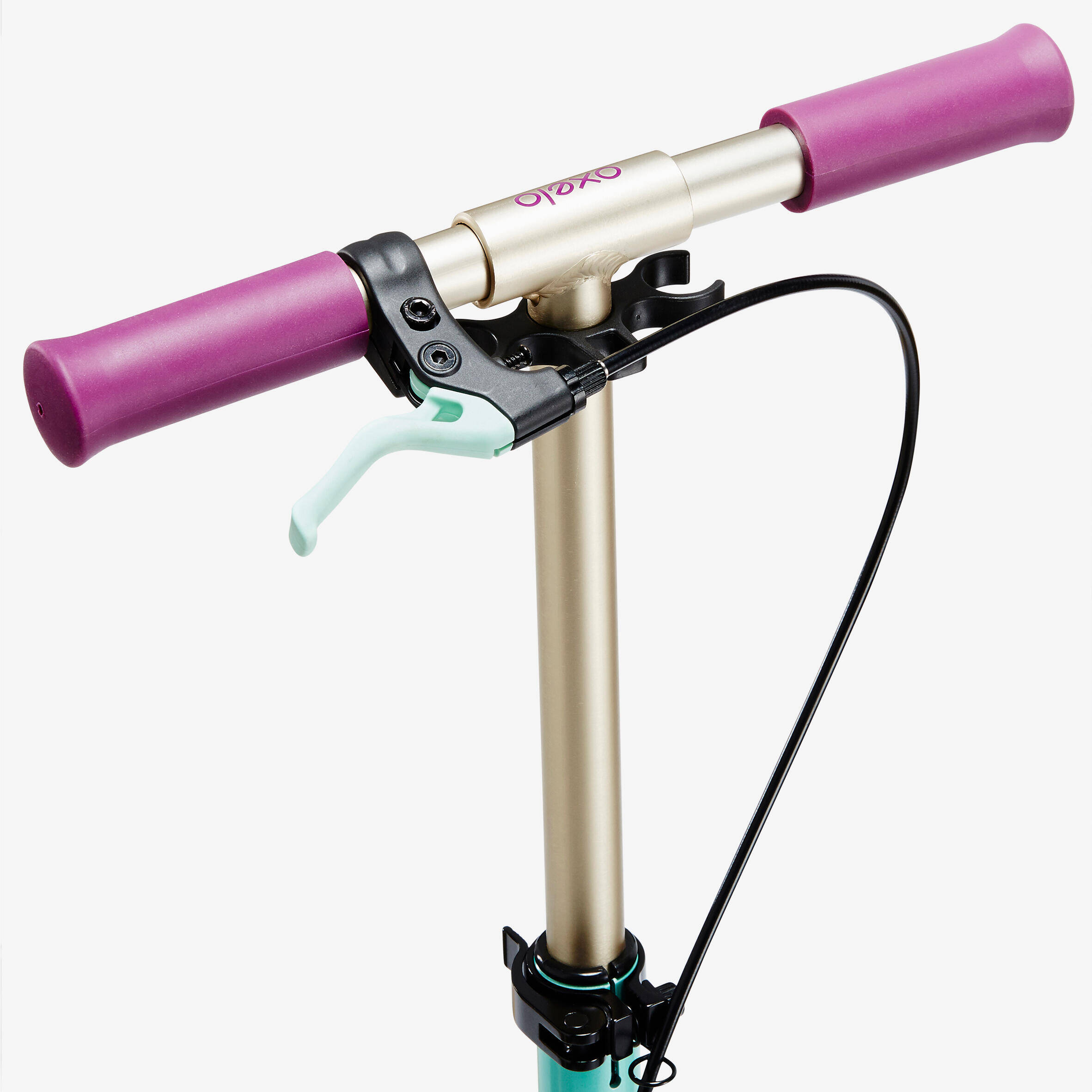 Kids' Scooter MID 5 with Handlebar Brake and Suspension - Cactus -  4