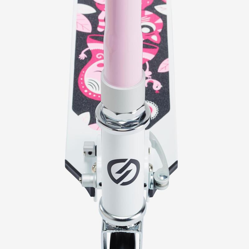 Scooter Roller Kinder Mid 1 weiss/rosa