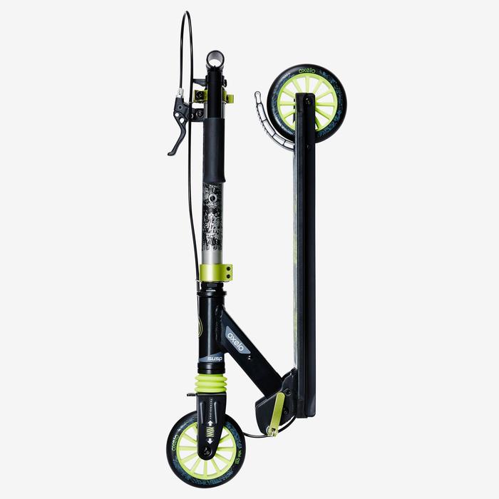 oxelo trottinette enfant mid5 avec frein au guidon et oxelo trottinette enfant mid5 avec frein au guidon et