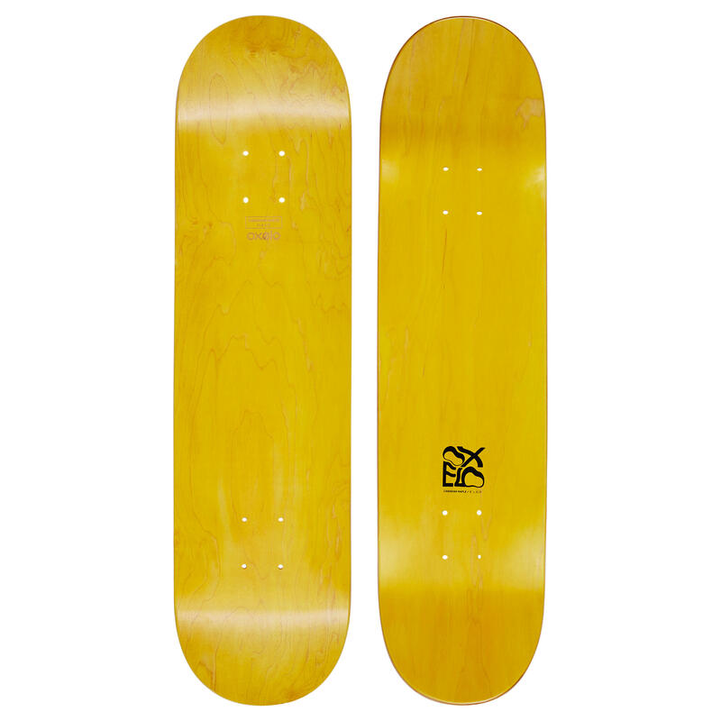 Team Nude 8" Skateboard Deck - Yellow Team Nude 8" Skateboard Deck - Yellow