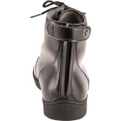 Adult Horse Riding Lace-Up Jodhpur Boots 500 - Black