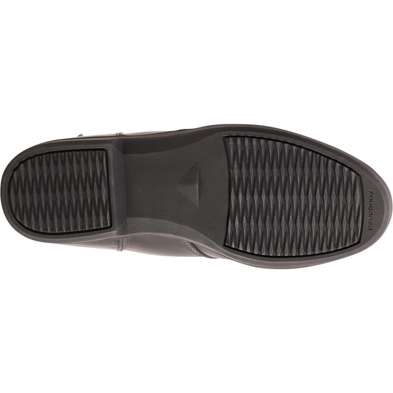 Adult Horse Riding LaceUp Jodhpur Boots 500 Black FOUGANZA Decathlon