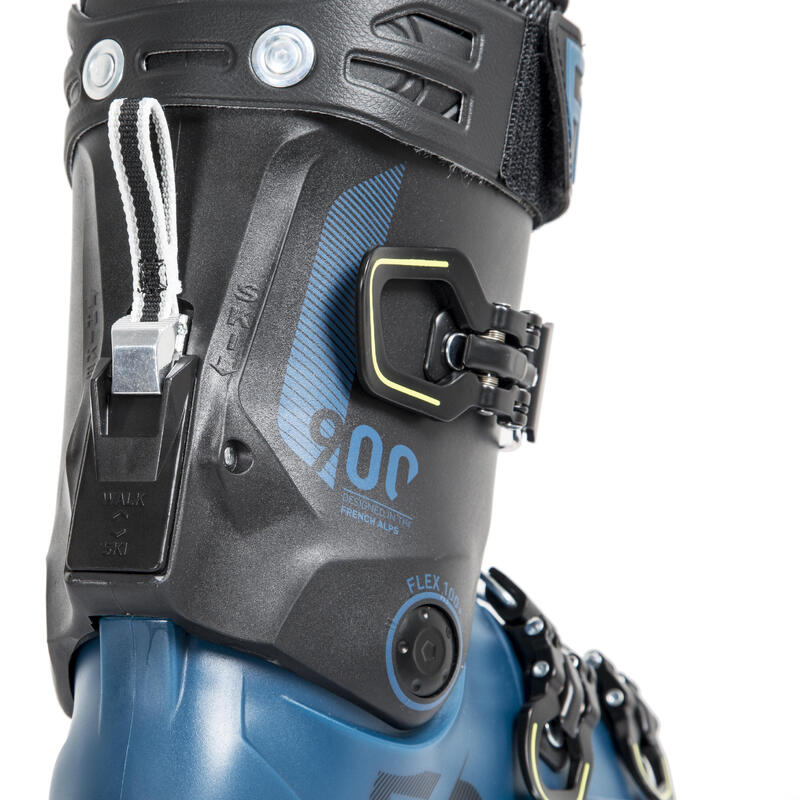 Men's Freeride Ski Boots Blue WEDZE Decathlon