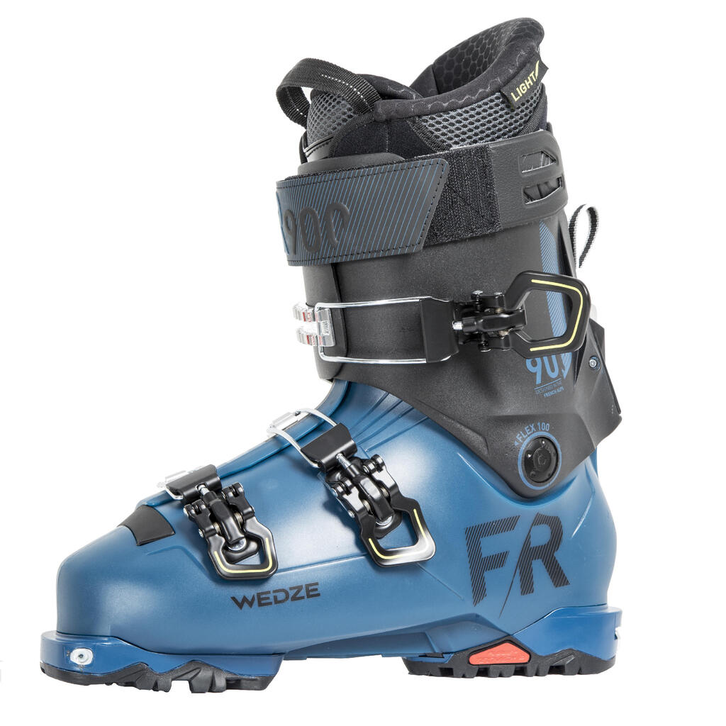 Skischuhe Freeride Herren FR900 LT Flex 100 blau