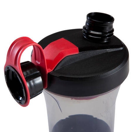 Shaker 500 ml - Hitam/Merah