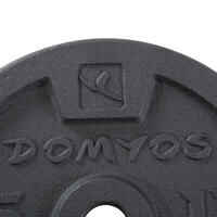 Kit mancuernas pesas y barras musculación 50 kg. Domyos Cross training