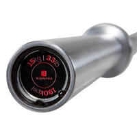 Weightlifting Bar 15 kg - 50 mm Diameter Sleeve - 25 mm grip