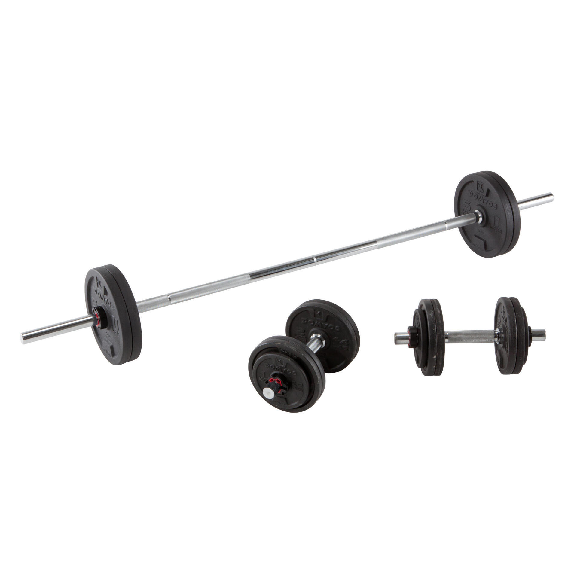 weightlifting kit and bar 50 kg