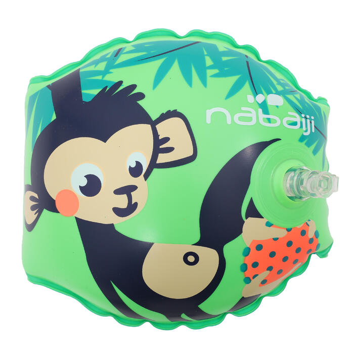 Children's Swimming Armbands Star Print Blue Decathlon