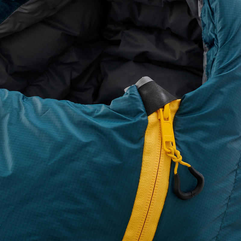 Trekking Sleeping Bag Trek 900 10° Feathers Blue Decathlon