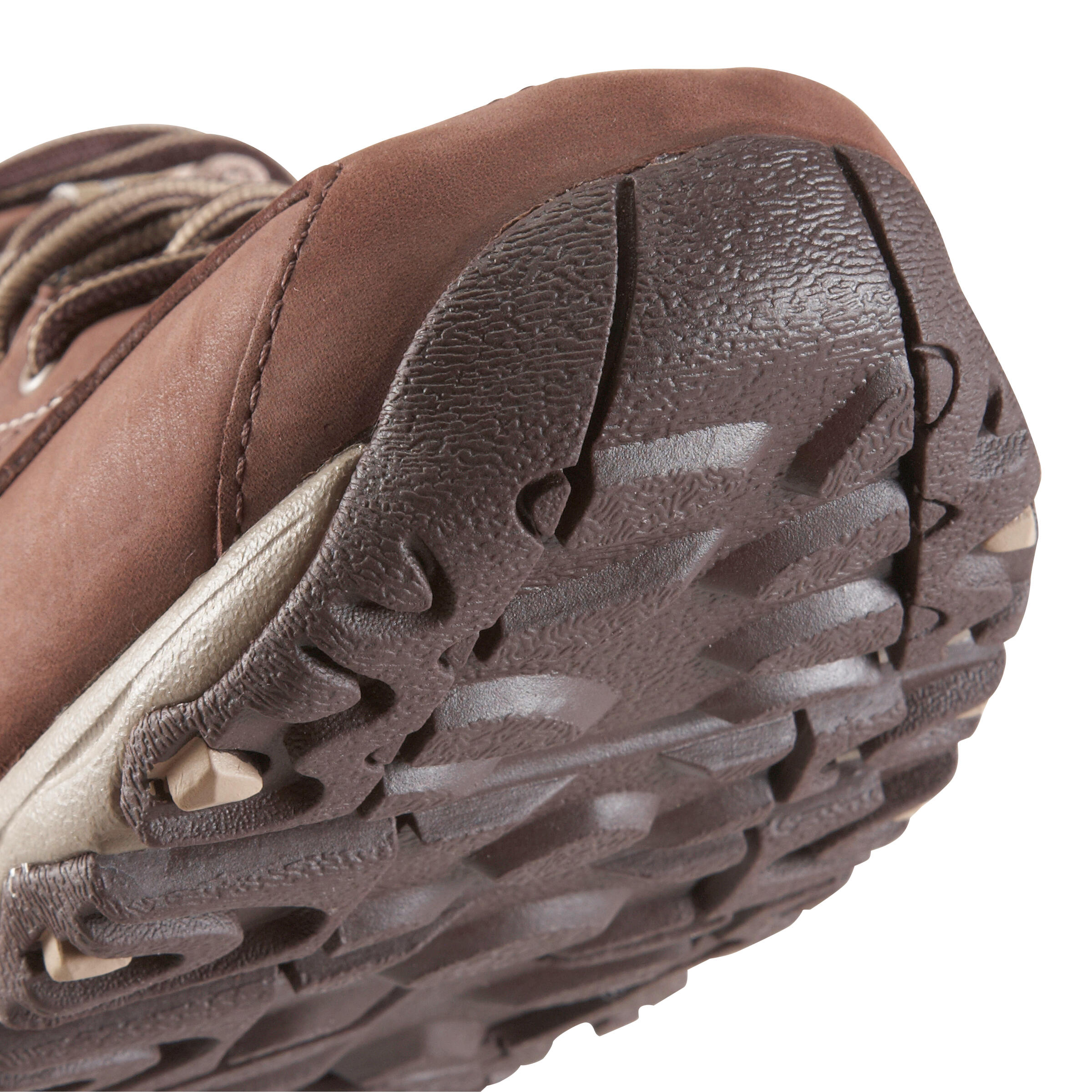 Nakuru Novadry women's fitness Waterproof Walking Shoes - brown/beige leather 2/4