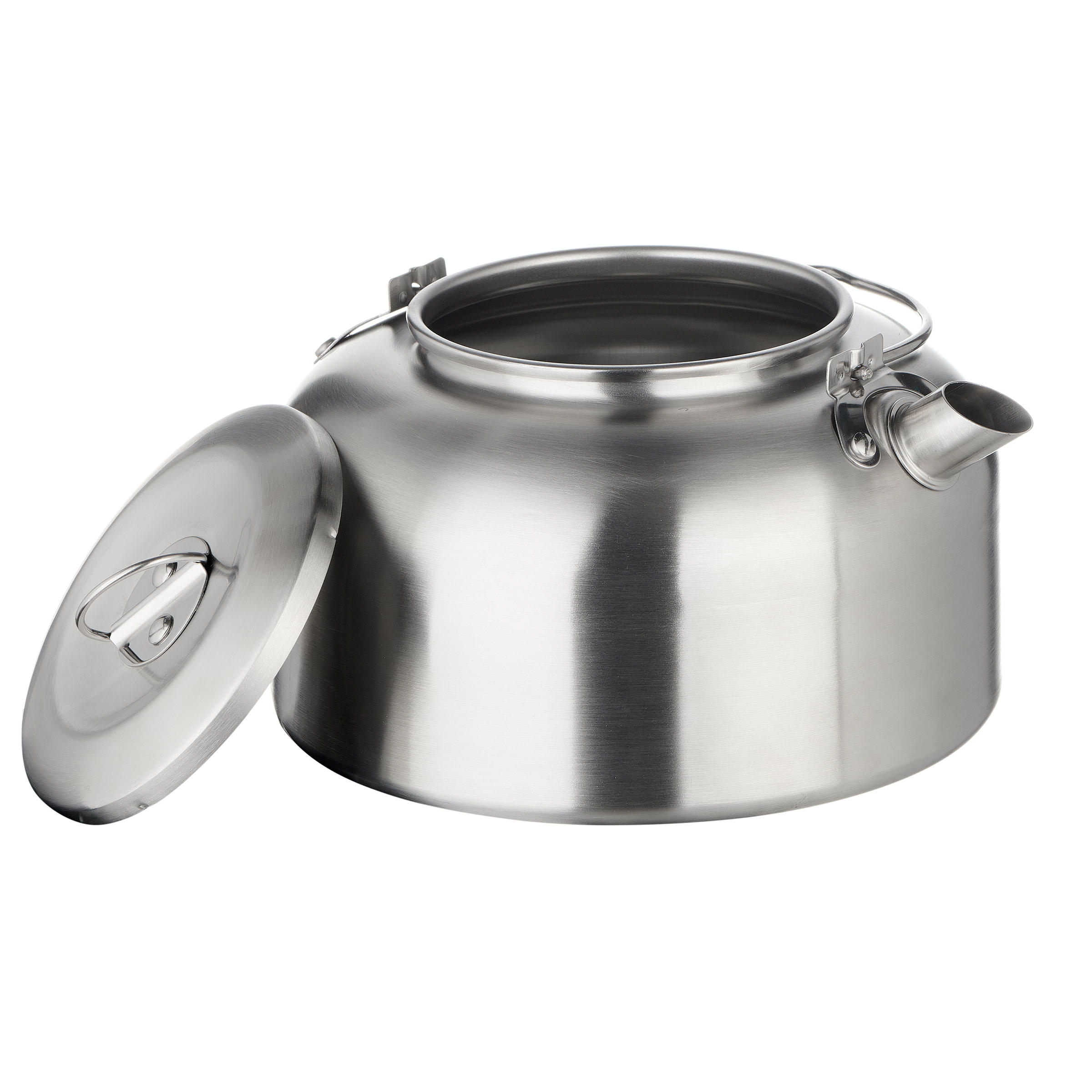 MH500 Camping Kettle in Stainless Steel 1 L - QUECHUA