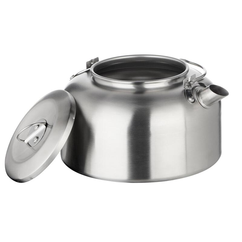MH500 Hikers' camping kettle in stainless steel 1 litre