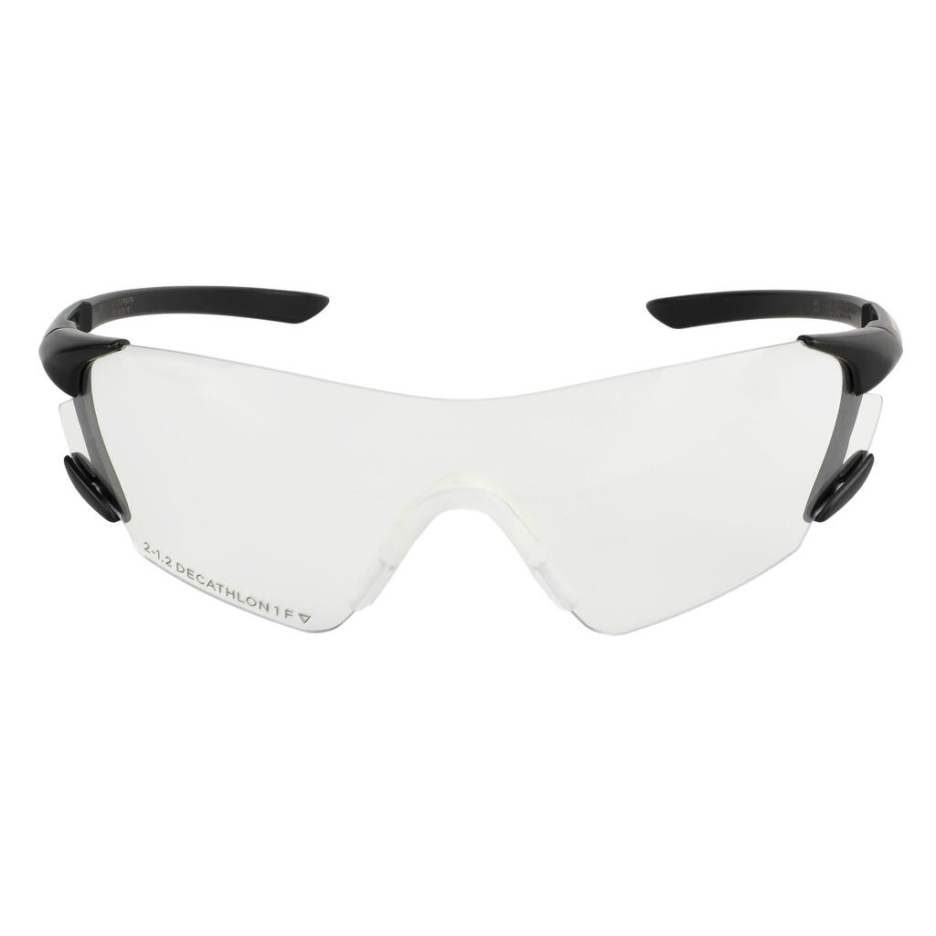 Schießbrille CLAY 100 kratzfeste Gläser mit Sonnenschutz Kategorie 3 