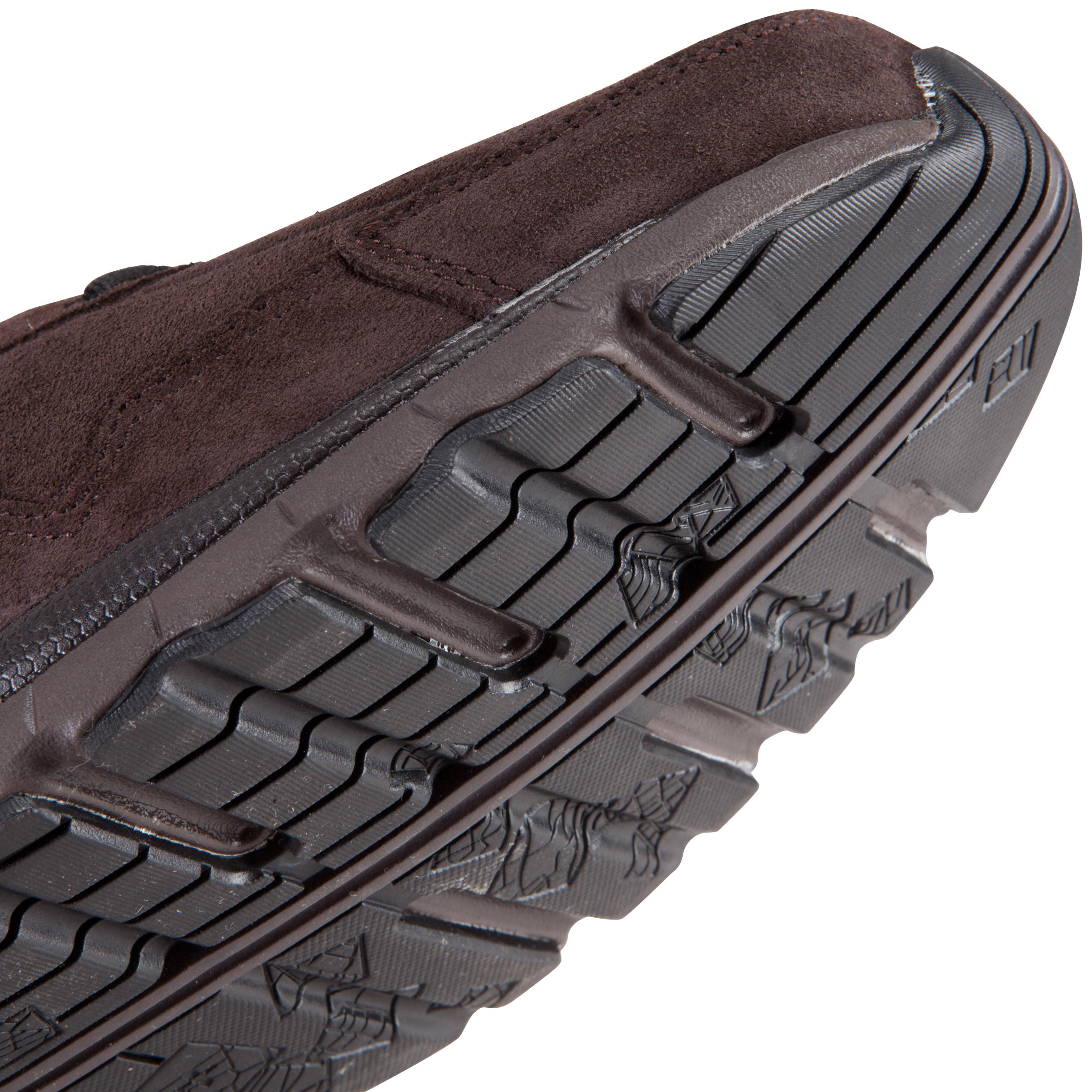 Borza men's active walking shoes - brown 13/17