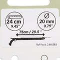 SPEARGUNS 50/75 CM, BUNGEES, SHAFTS Spearfishing - SPF 500 20 mm two-strand sling SUBEA - Spearfishing
