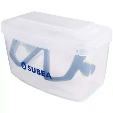 Adult Mask SUBEA SCD 100 - Translucent Skirt and Blue Frame