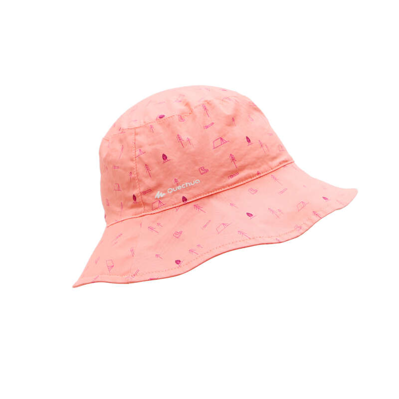 JUNIOR HIKING HATS&CAPS Hiking - HIKE 500 KID GIRL'S HAT QUECHUA - Hiking Clothes