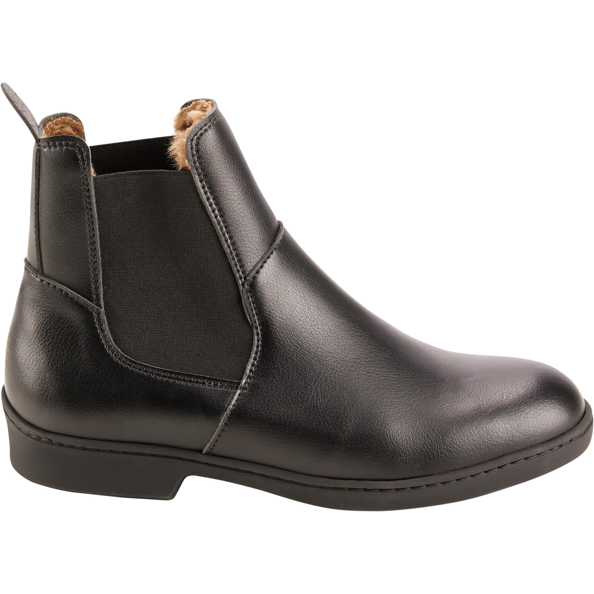 FOUGANZA Jodhpurs voor volwassenen 500 warm zwart