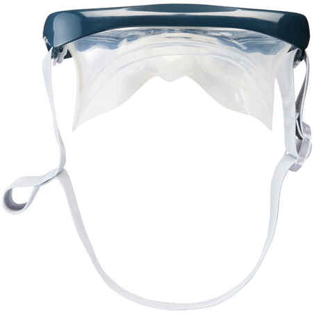 Vaikų ir suaugusiųjų nardymo su vamzdeliu kaukė „SNK 500“, pilka