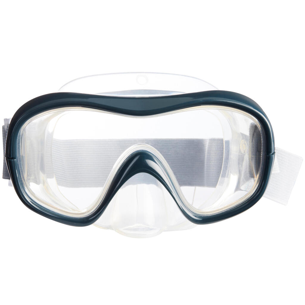 Potápačská maska 100 sivá