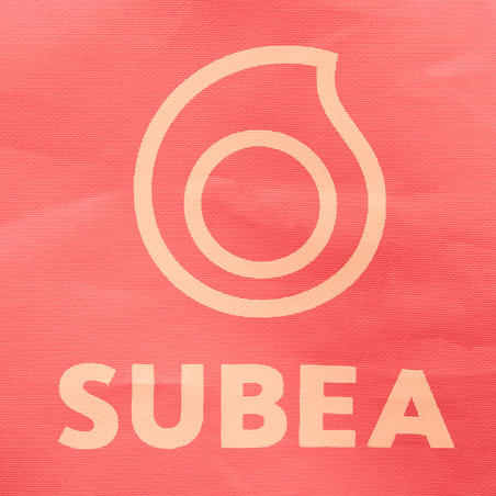 Комплект для снорклінгу Easybreath з ластами - Рожевий