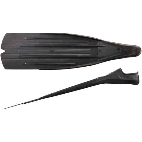 Freediving Fins - FF 500 Power Long Black