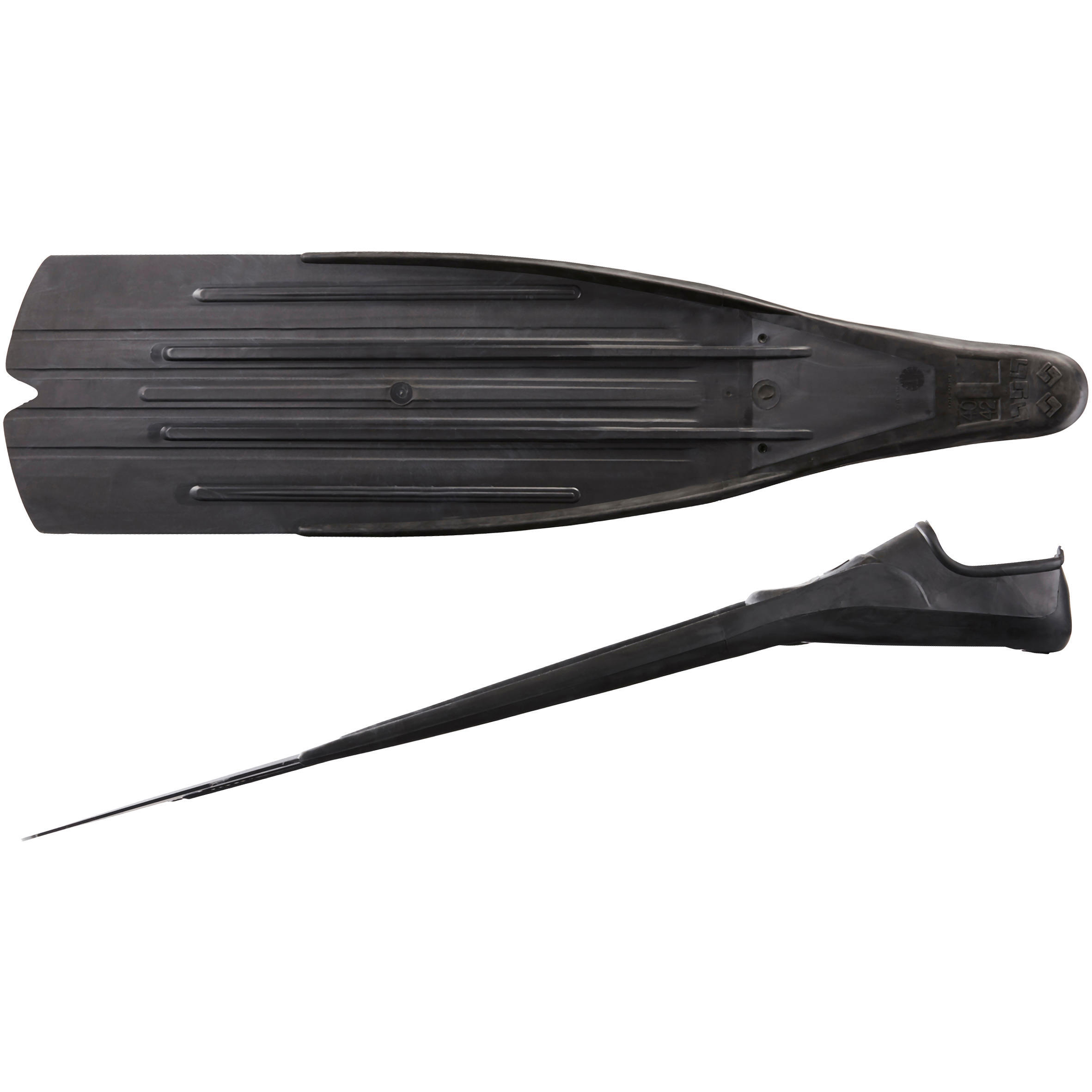 Freediving Fins - FF 500 Power Long Black 4/8