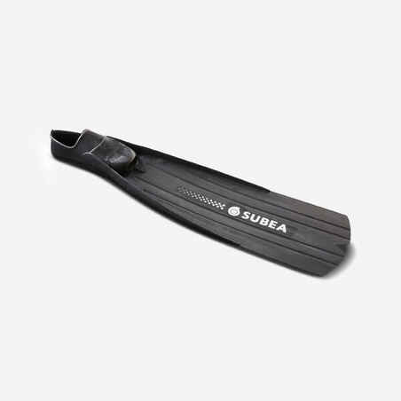 Freediving Fins - FF 500 Power Long Black SUBEA