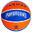 Wizzy Playground Kids' Size 5 Basketball - Blue/Orange